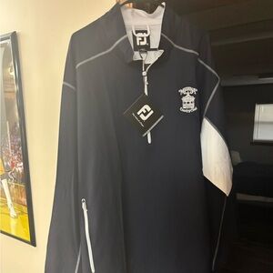 3X XXXL Footjoy FJ Navy Blue quarter zip golf/work pullover. Non smoking home.